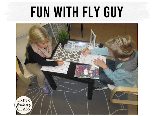 Our class LOVES the Fly Guy book series by Tedd Arnold. We've had fun with these reading and standards based book study literacy activities for First Grade and Second Grade!