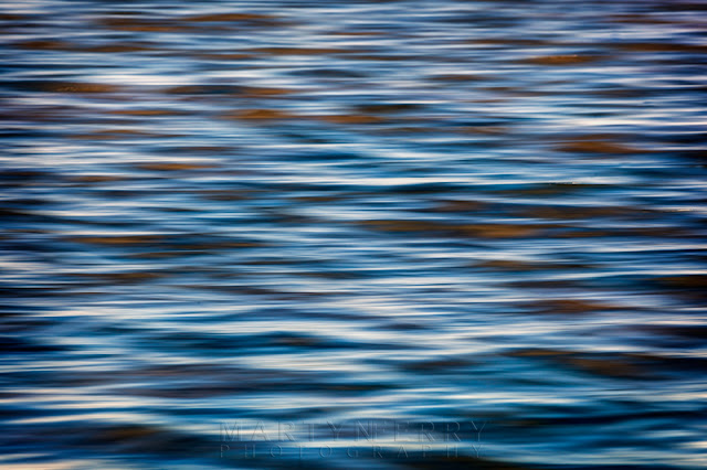 Abstract photo of a rippled lake surface at Ouse Fen Nature Reserve