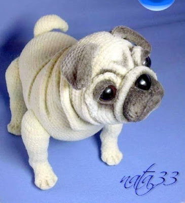 pug dog amigurumi dog crochet pattern