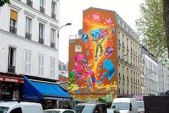 Sunday Street Art : Lazoo - boulevard de la Villette - Paris 19