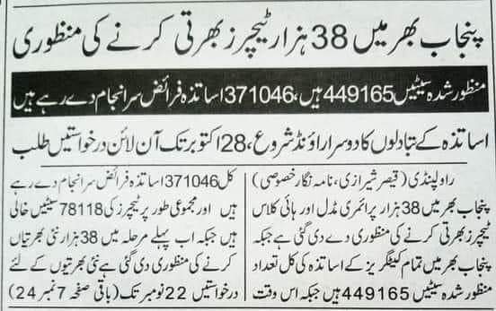 Eligibility Criteria For Upcoming 38000 Educators Jobs in Pakistan 2020-2021 via PPSC - www.ppsc.gop.pk Eligibility Criteria For Upcoming 38000 Educators Jobs in Pakistan 2020-2021 via PPSC - www.ppsc.gop.pk