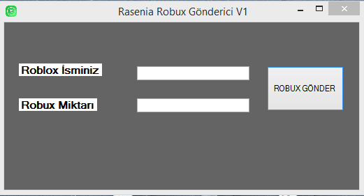Roblox Robux Gonderici V1 Hile