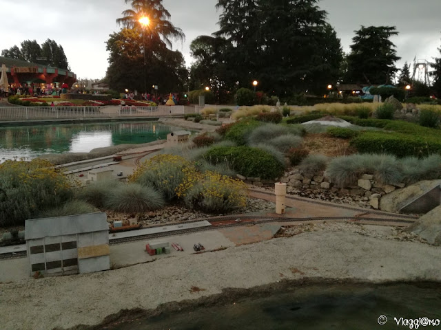 La rete ferroviaria del parco Minitalia di Leolandia