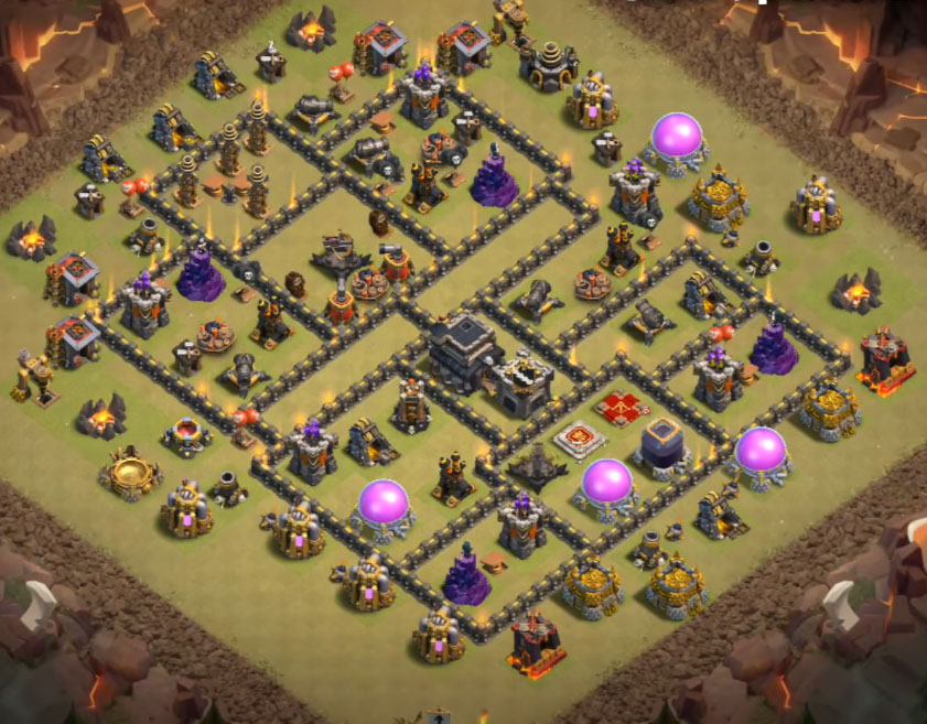 top 22 best town hall 9 war base designs 2018
