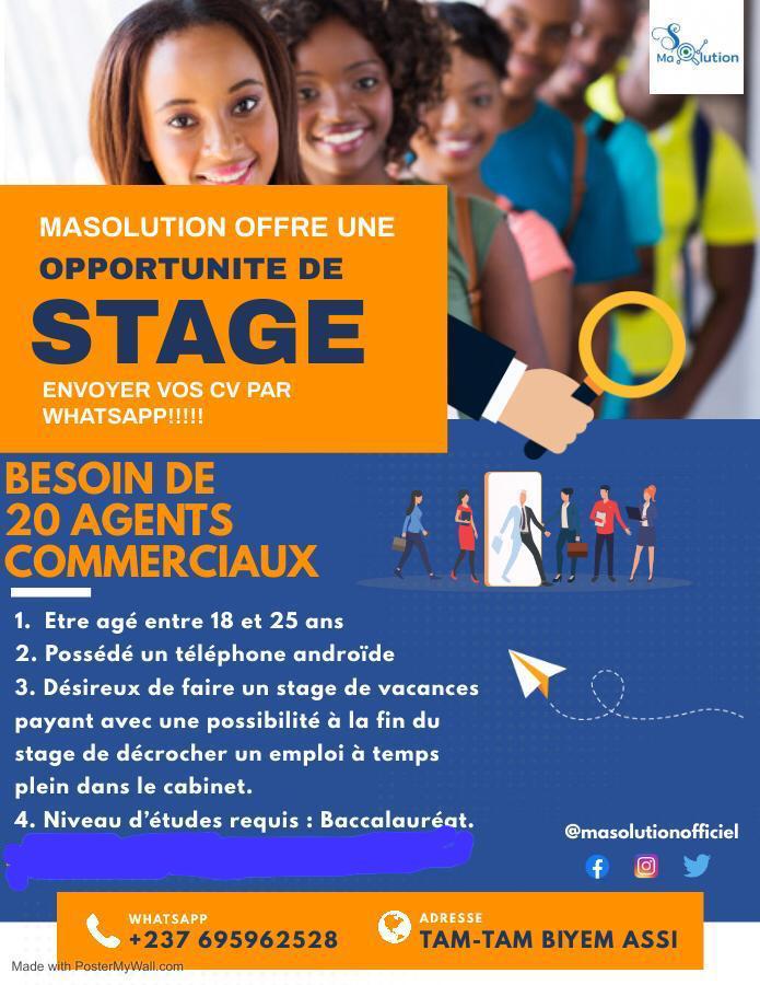 stage  stage Opportunité de stage chez Masolution