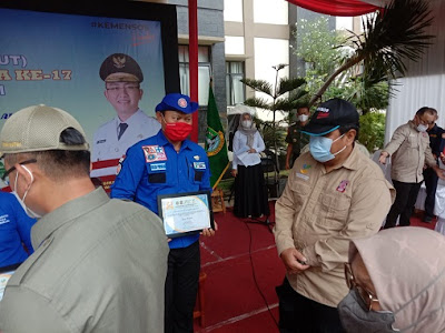 Kementerian Sosial RI, Hadiri HUT Tagana Ke-17 Di Banten