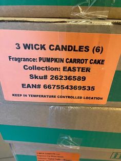 Bath and Body Works Sweet Carrot Cake Wax Melts