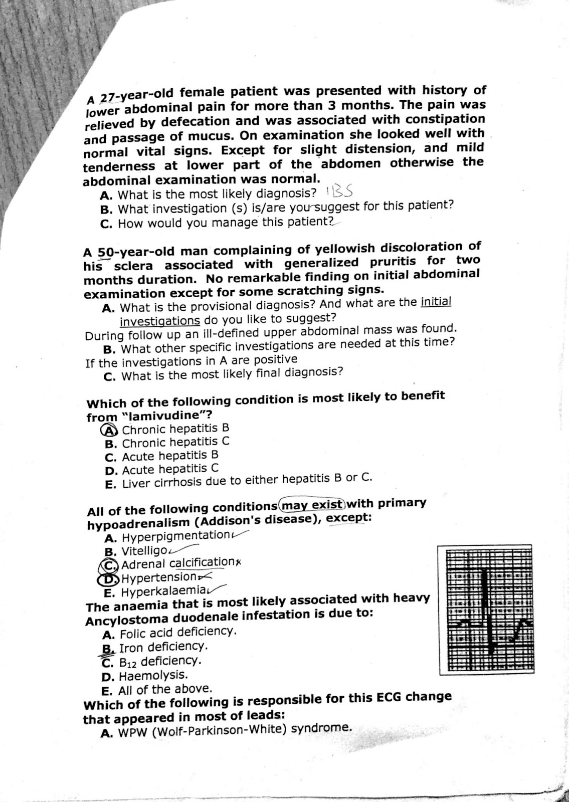 Medicine Examination (1)