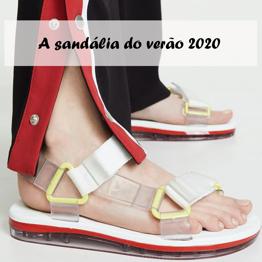 sandálias moda verão 2020
