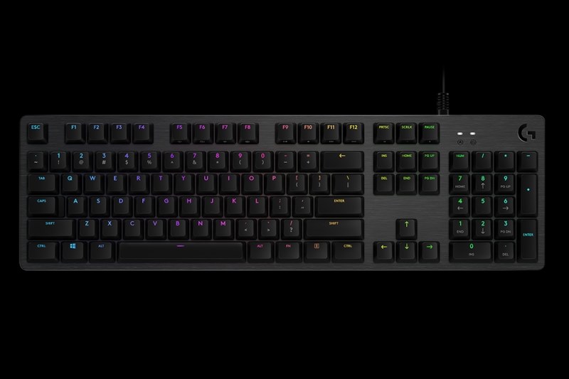 Bàn phím cơ Logitech G512 Carbon RGB GX Blue Clicky