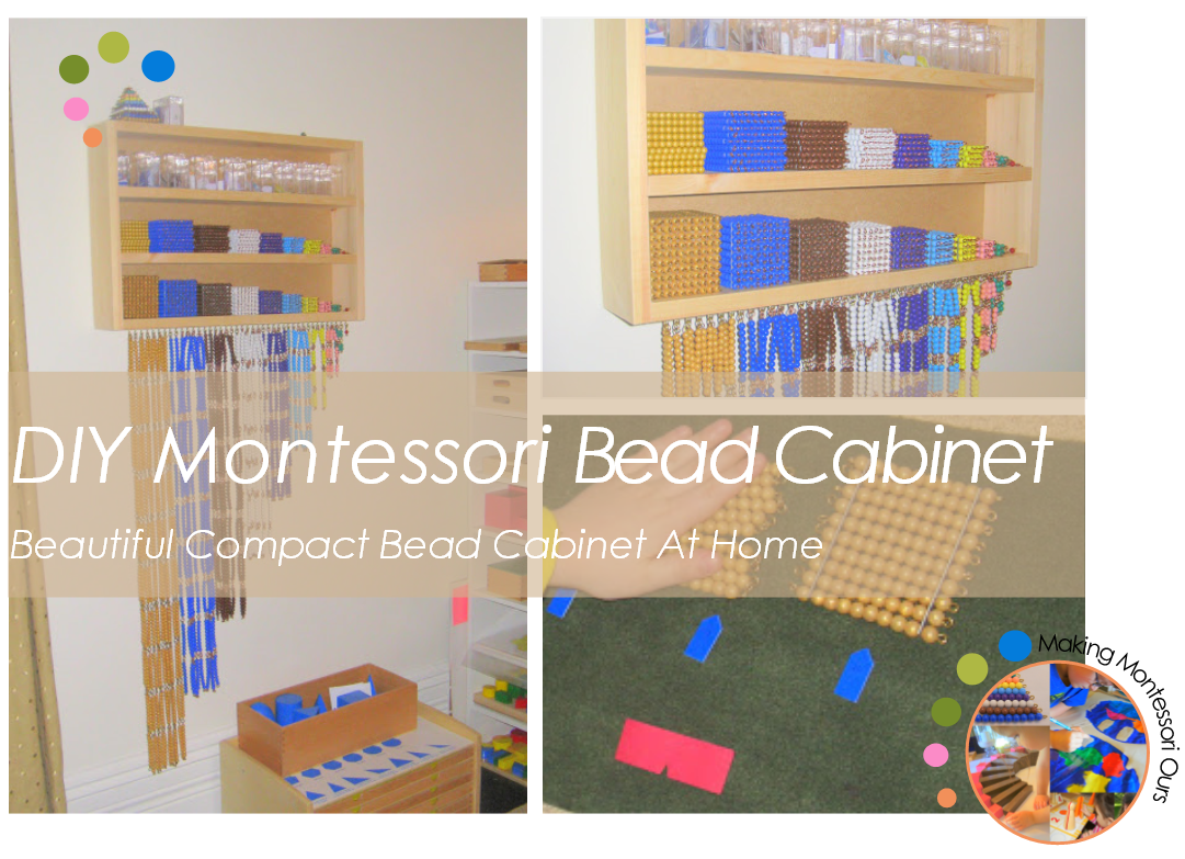 DIY Montessori Bead Compact Space Saving Version At Home