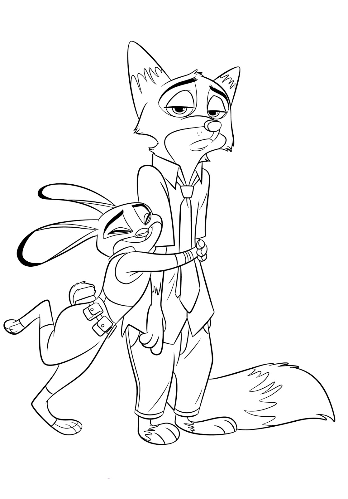 Kids Under 7 Zootopia Printables Coloring Pages