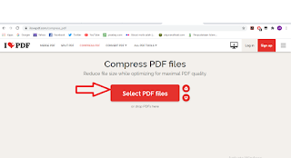 Cara Kompres PDF Online dengan ILOVE PDF