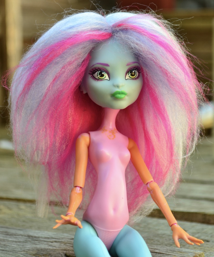 Desire Red - Nylon Doll Hair for Rerooting Custom Dolls, Doll