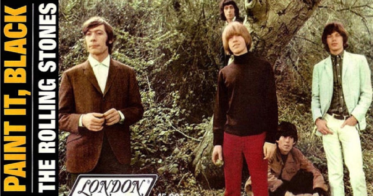 Wonderful 60's and 70's Rolling Stones Paint It Black 1966