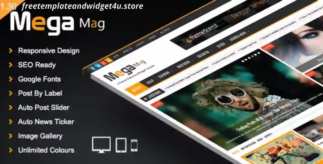 Mega Mag Responsive Blogger Template Free Premium Mega Mag Responsive Blogger Template Free Premium