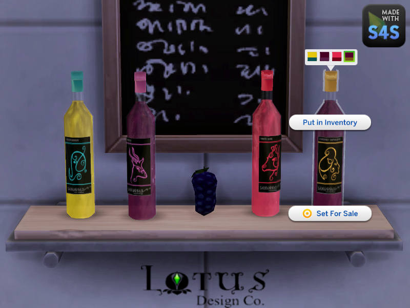 My Sims 4 Blog Red Wine Bottles by Countrykris