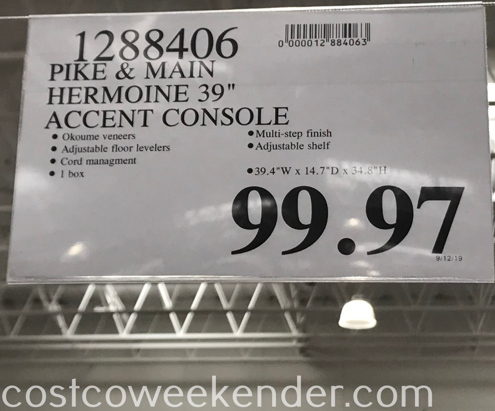Pence definitief Stiptheid Pike & Main Hermoine Accent Cabinet | Costco Weekender