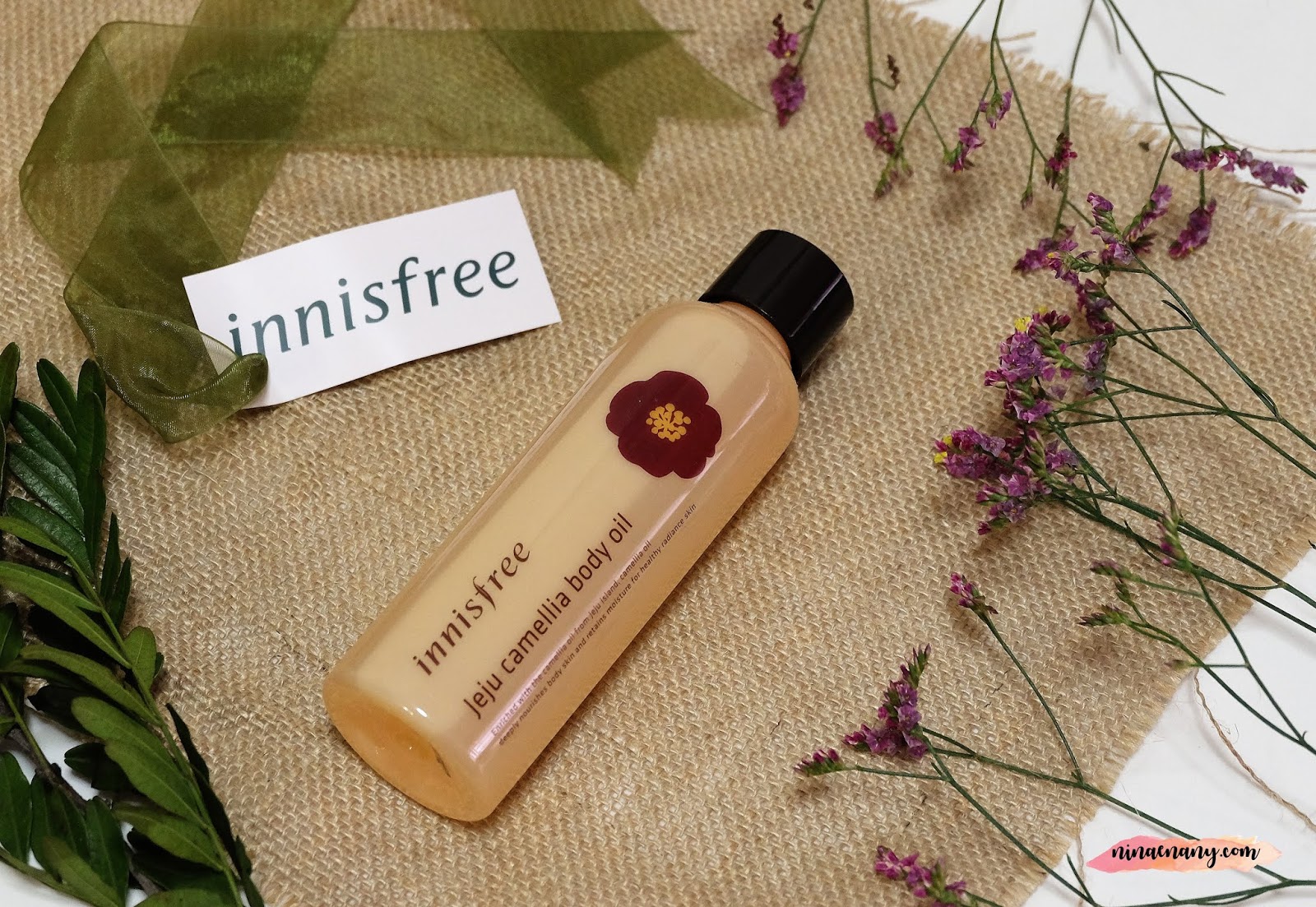 [Beauty] Innisfree Jeju Camellia Body Oil Nina Enany