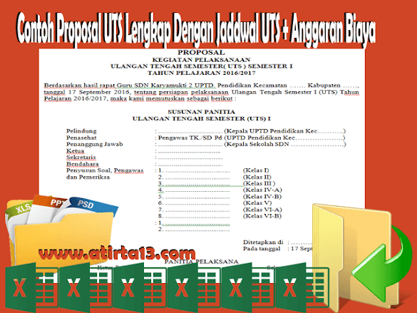 Contoh Anjuran Uts Lengkap Dengan Agenda + Anggaran Biaya Format Words