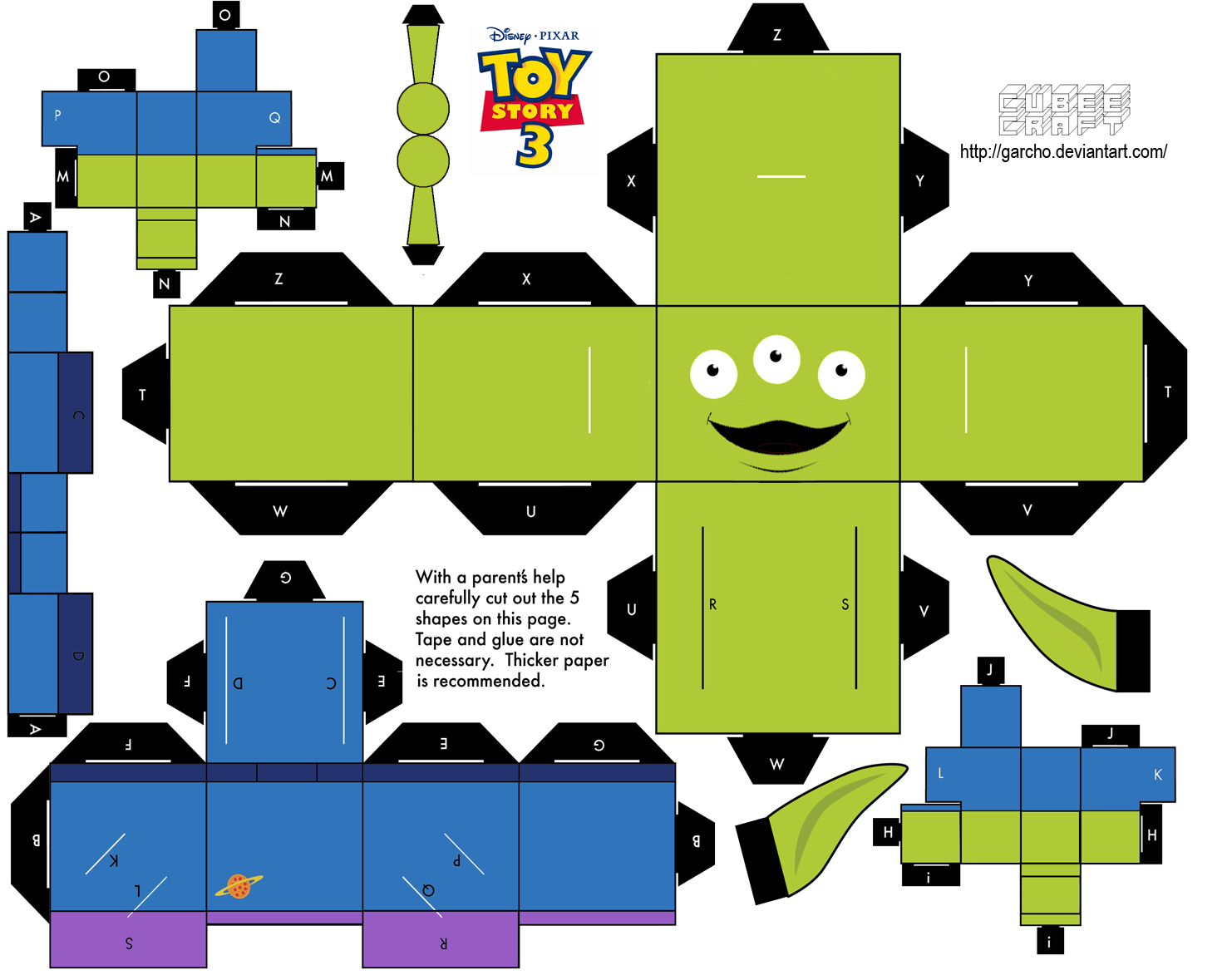 Paper Toys Templates