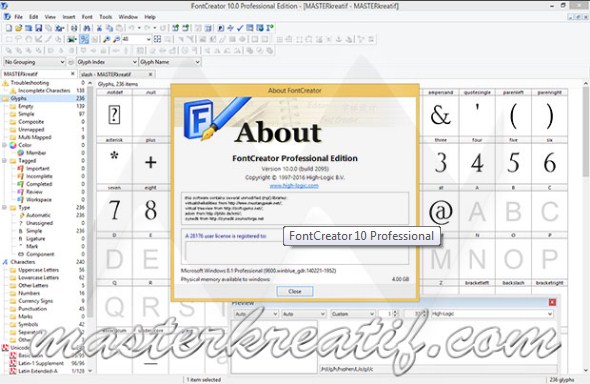 FontCreator 10 Pro Edition Full Version Crack 1 FC