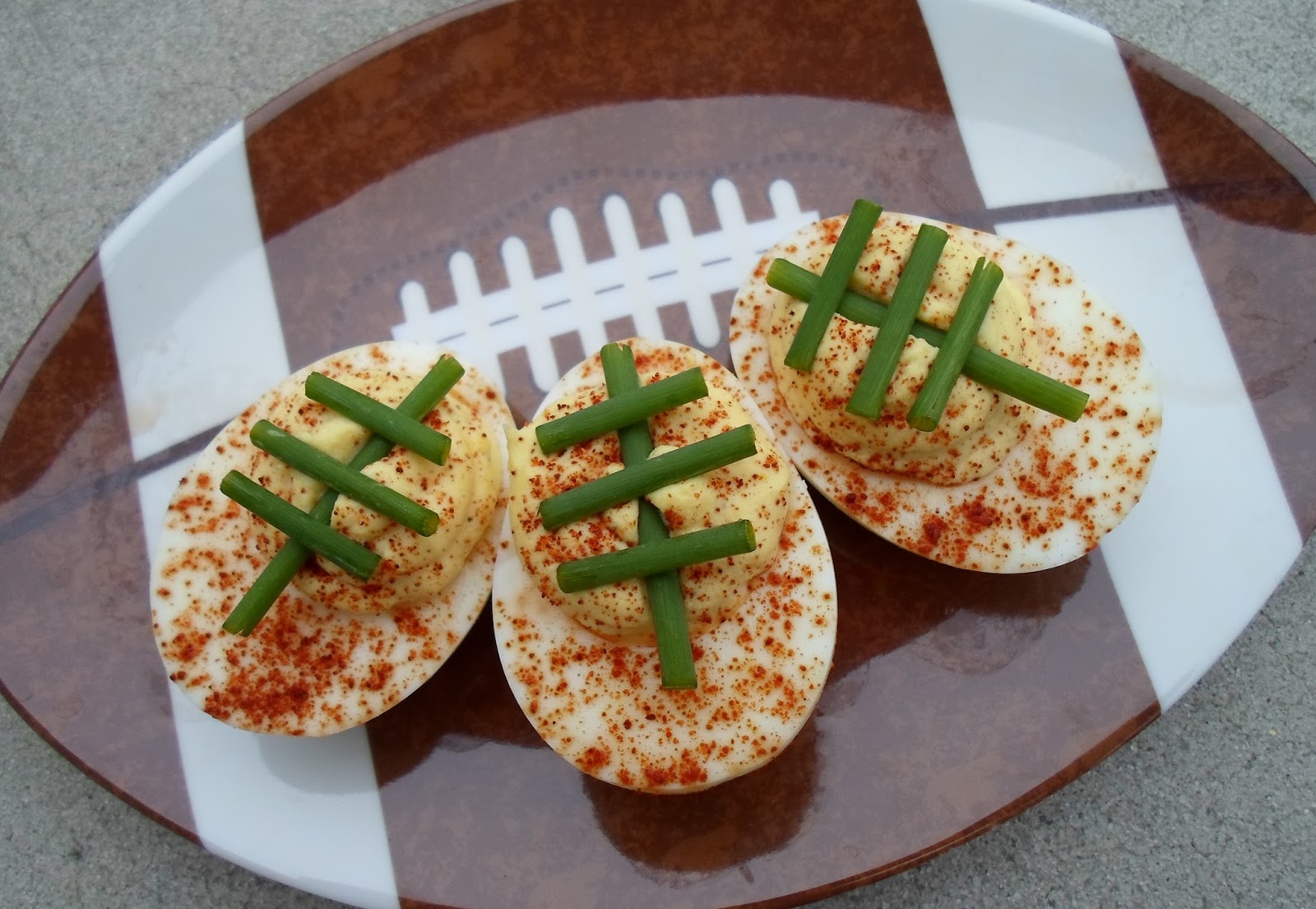 Foodball Deviled eggs fall recipe