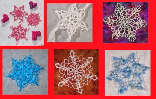Crochet Coaster Patterns Diagrams A Few Pretty Crochet Snowflakes