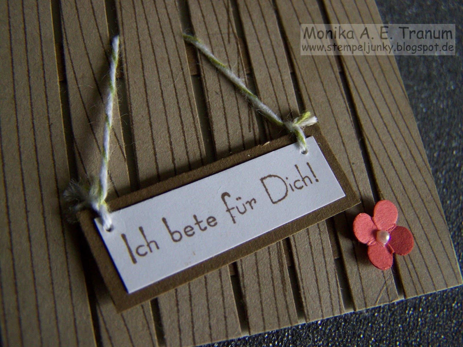 Stempeljunky Ich bete für dich!