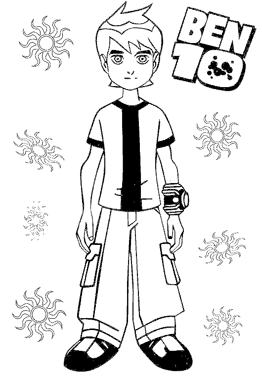 Desenhos do Ben 10 para Colorir e Imprimir - Desenhos para Colorir e ...
