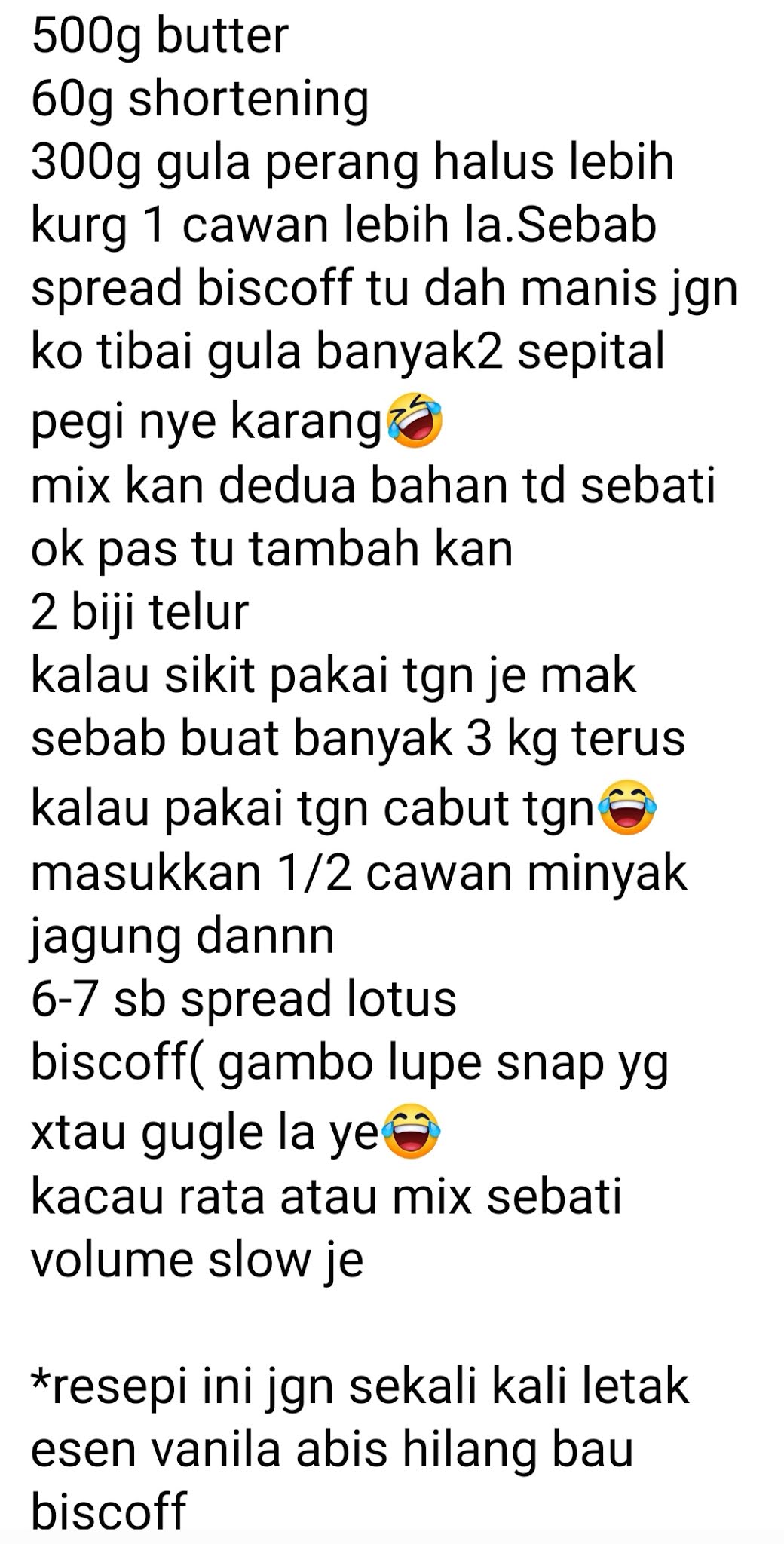 Tertunailah Hasrat Di Hati RESEPI ALMOND BISCOFF CRUNCHYS COOKIES