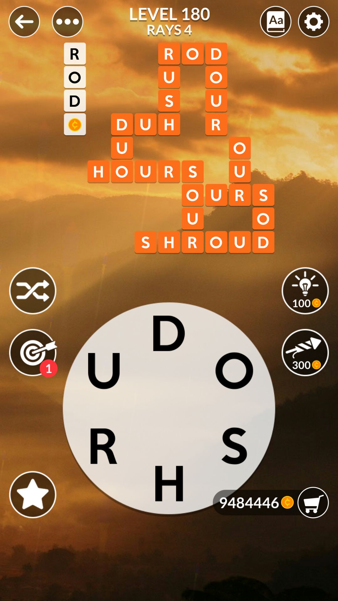 Wordscapes Level 180 Answers ~ Doors Geek