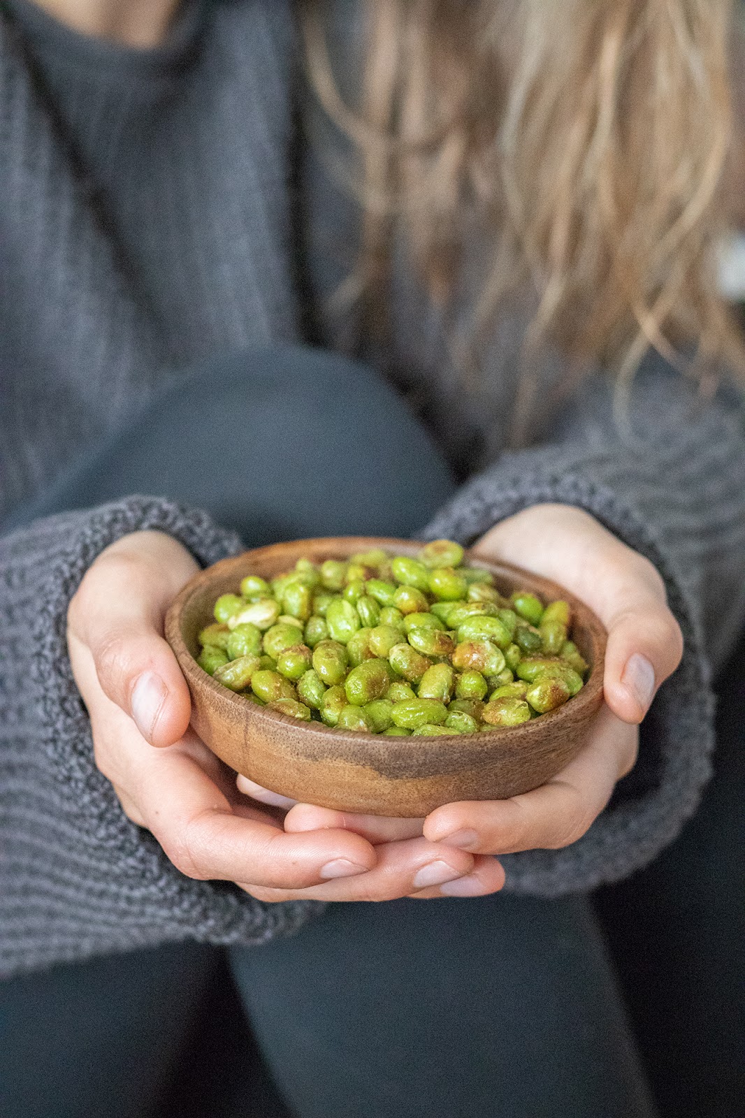 kriška i po pečene edamame
