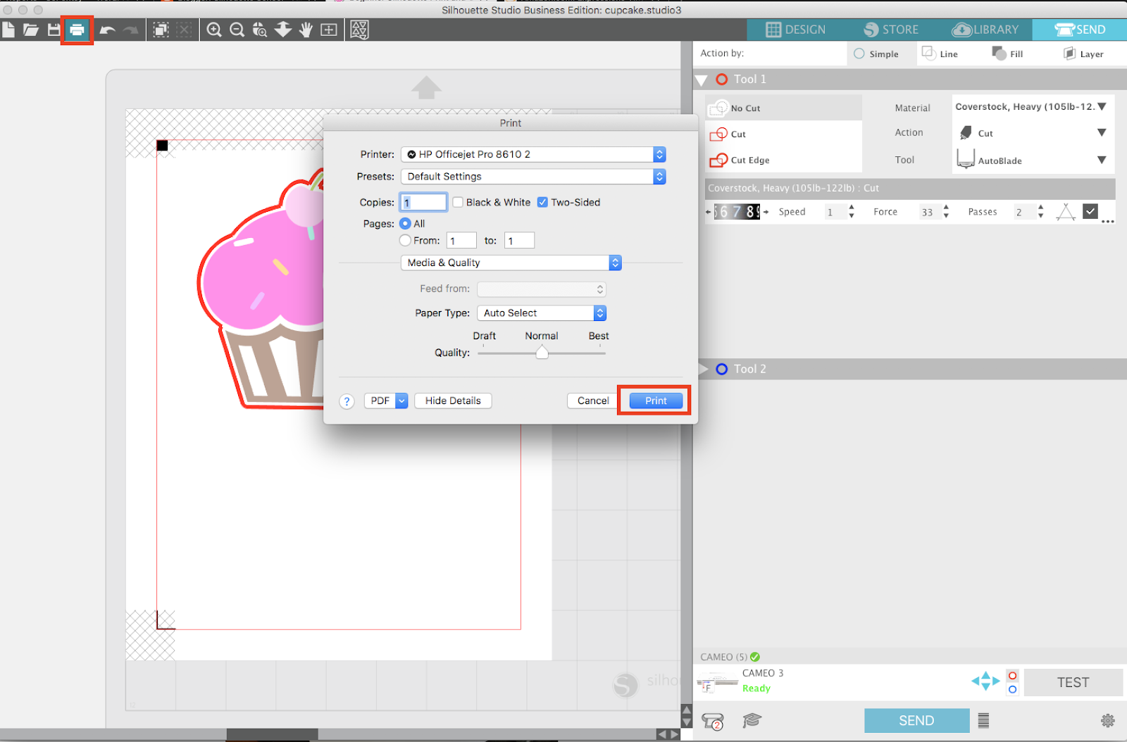 Beginner Silhouette Print and Cut Tutorial for V4 (Free Silhouette