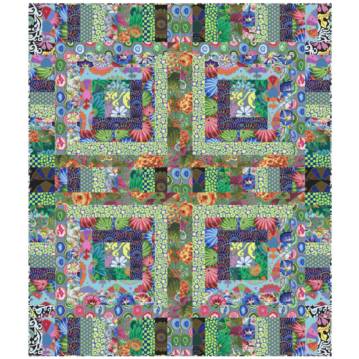Quilt Inspiration Free pattern day! Kaffe Fassett Quilting and Sewing