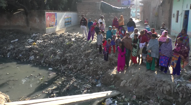People of Ward 16 of Bakshi Ka Talab demand culvert