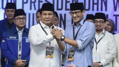 Sedikitnya Ada 92 Nama Dalam Tim Pemenangan Prabowo-Sandi