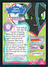 My Little Pony Queen Chrysalis Series 1 Trading Card