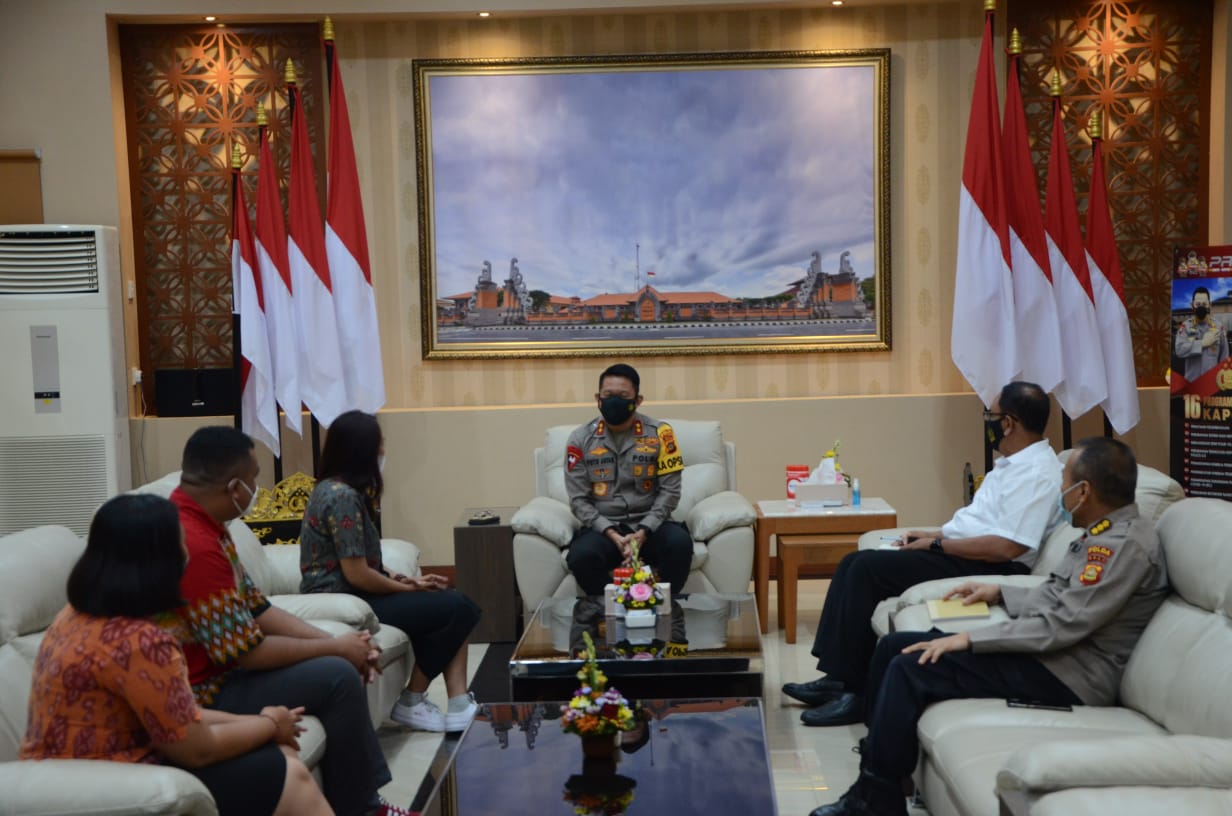 Kapolda Bali Audensi dengan Elemen Mahasiswa Bali