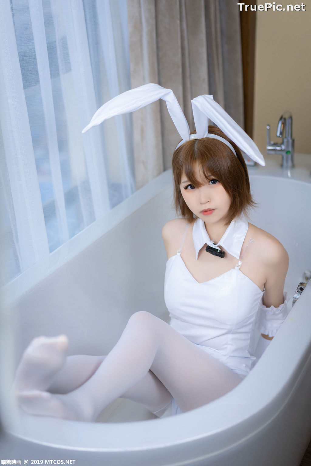 Image [MTCos] 喵糖映画 Vol.041 – Chinese Cute Model – White Bunny Girl - TruePic.net - Picture-39