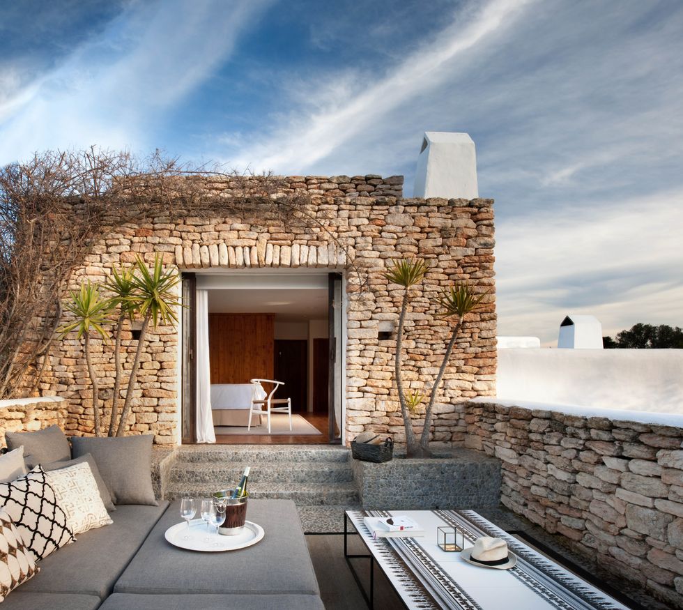 Can Bikini, A house in Ibiza surrounded by almond trees
