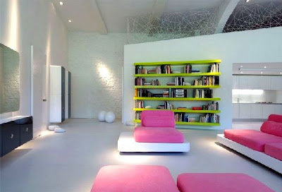 Light Colored Interior Design With Contrasting Furnishings Colors , Home Interior Design Ideas , http://homeinteriordesignideas1.blogspot.com/