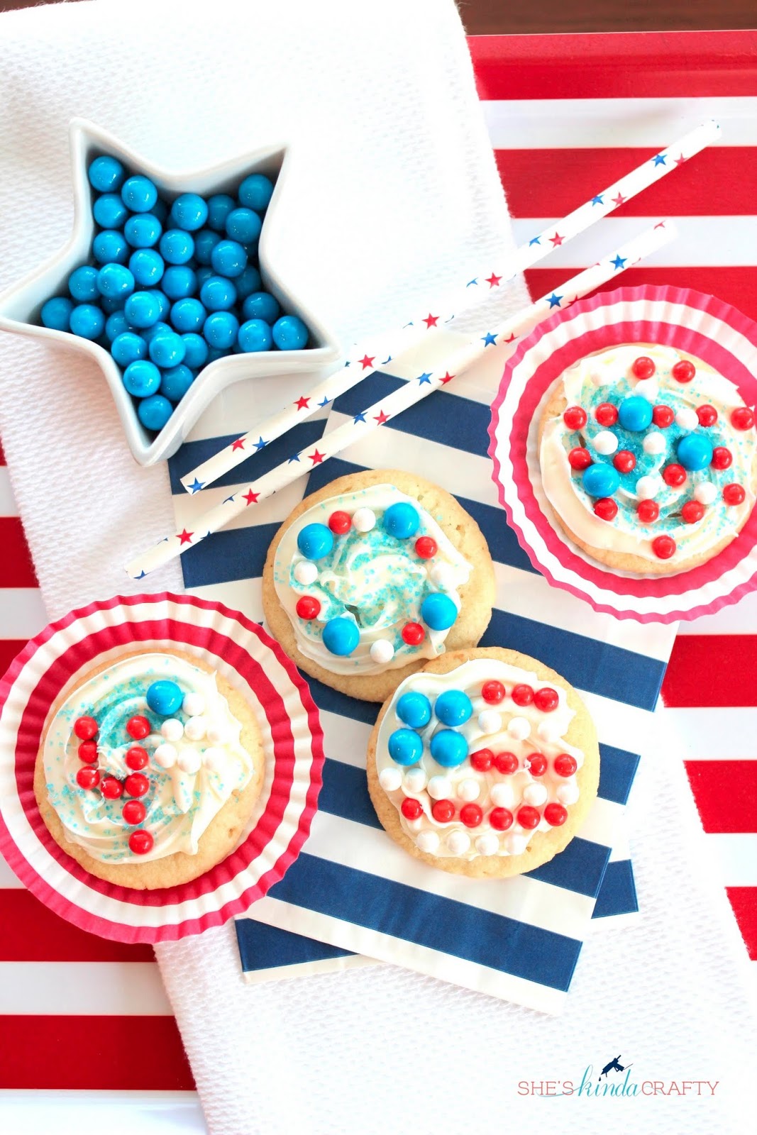 Unique 4th of July Cookies Decorated