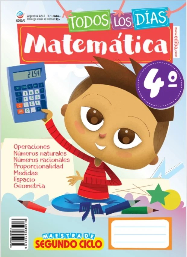 Cuadernillo Todos los días Matematica 4°