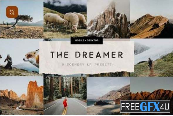 The Dreamer – 8 Lightroom Presets Free Download The Dreamer – 8 Lightroom Presets