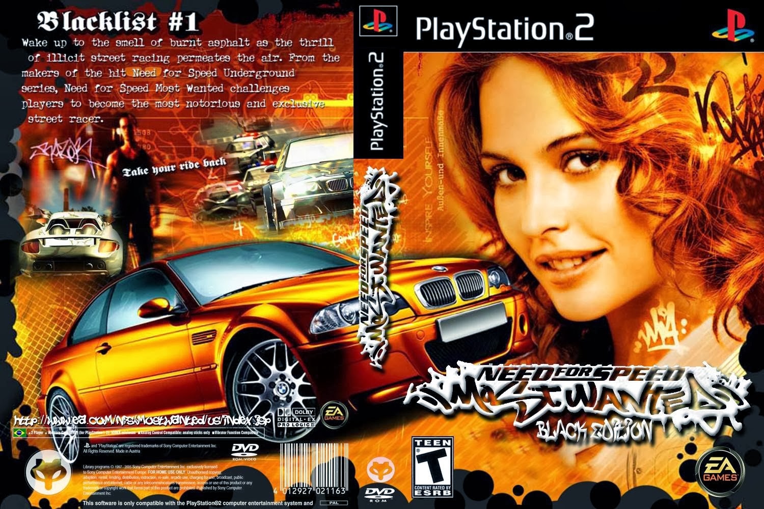 download save game nfs most wanted black edition ps2