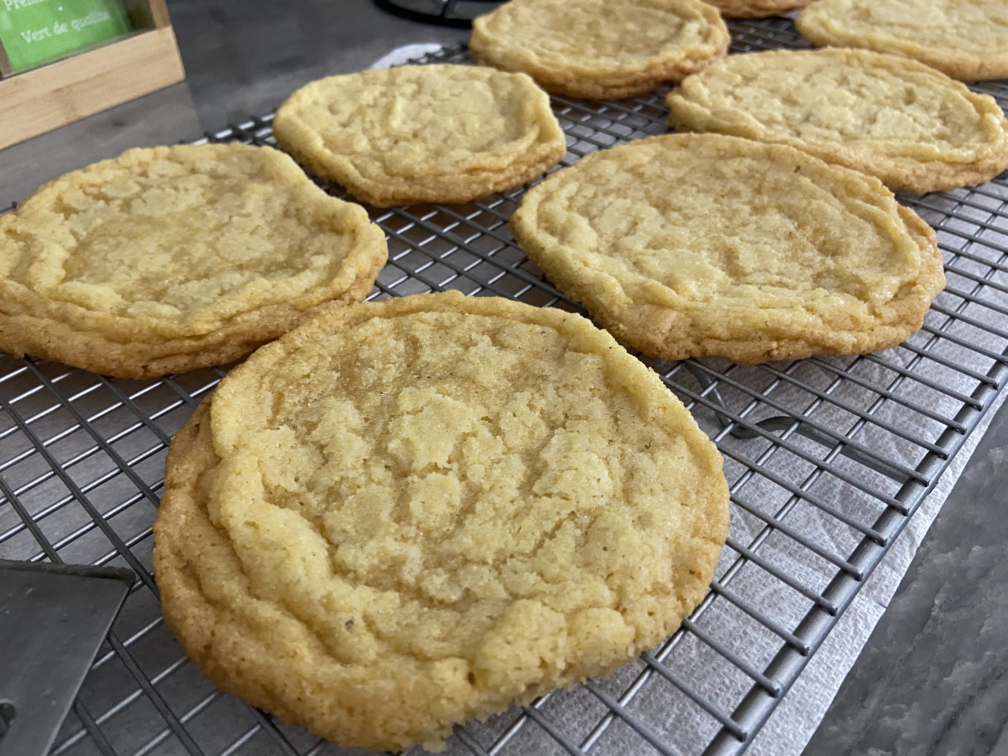 The Pastry Chef's Baking Cornmeal Sugar Cookies
