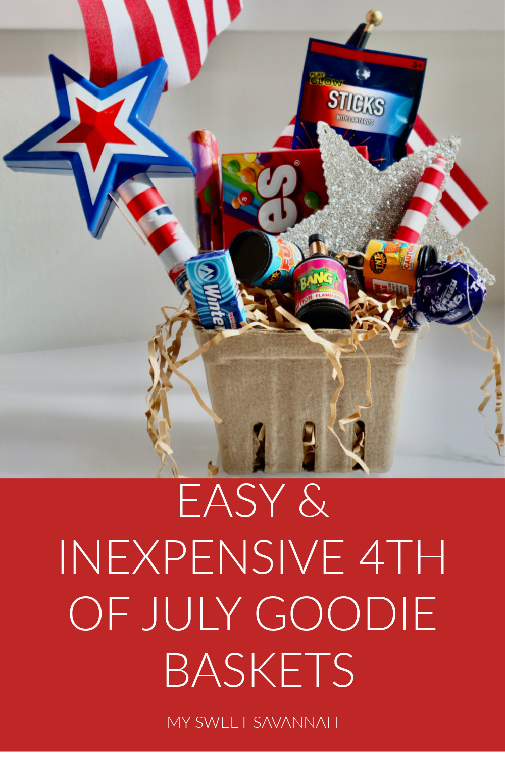 My Sweet Savannah DIY Fourth of July goodie baskets
