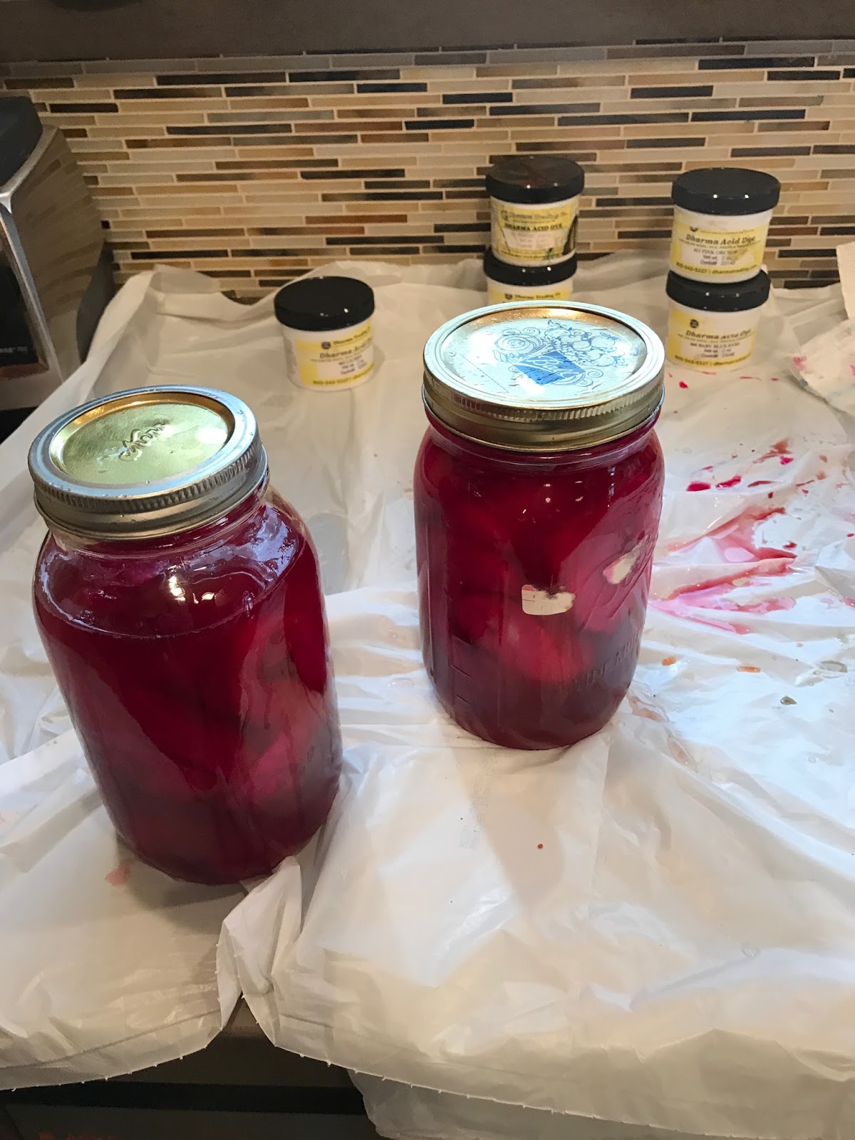 Studio 907 How to dye wool roving and silk using acid dyes