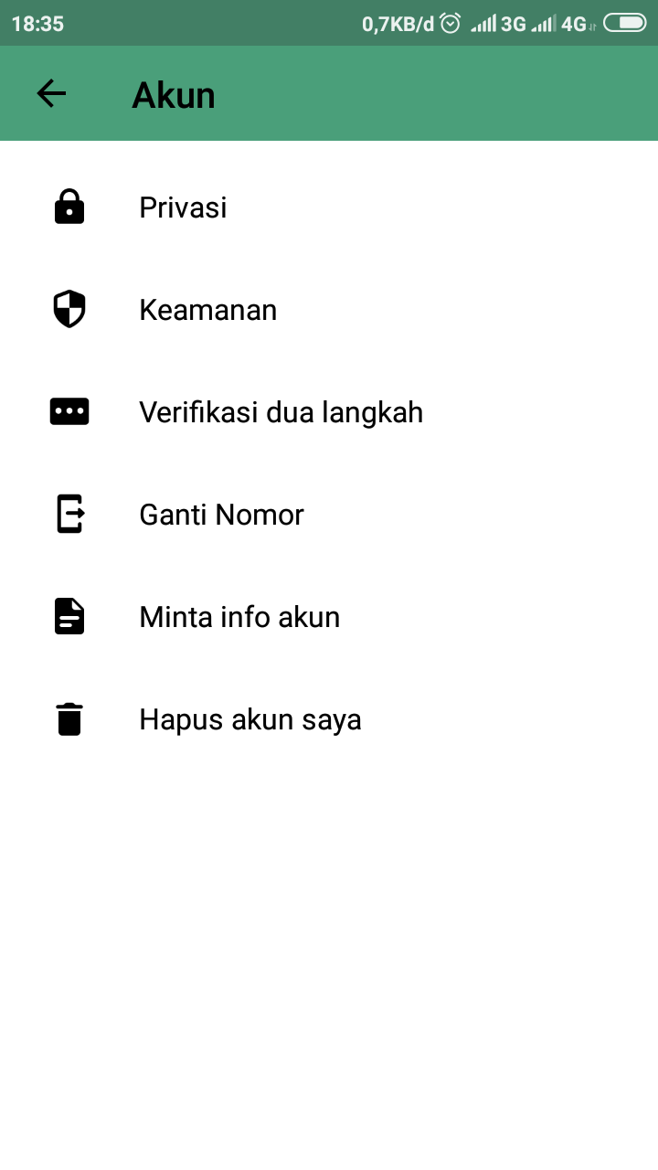 Sembunyikan photo profil wa